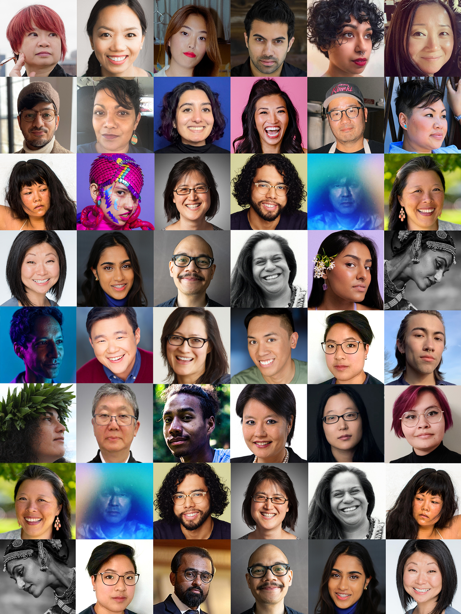 APIDA Artist photo grid